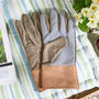 Khaki Gardening Gloves, thumbnail 1 of 4