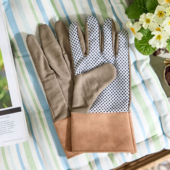 Khaki Gardening Gloves, 3 of 7