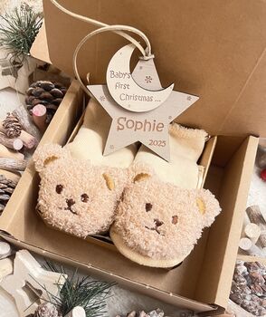 Baby's First Christmas Gift Box, Christmas Tree Ornament Keepsake, 9 of 9