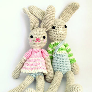 Hand Crochet Bunny Rabbit, 7 of 8