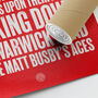Manchester Utd 'Busby's Aces' Football Song Print, thumbnail 3 of 3