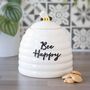 Bee Happy Ceramic Storage Jar, thumbnail 1 of 3