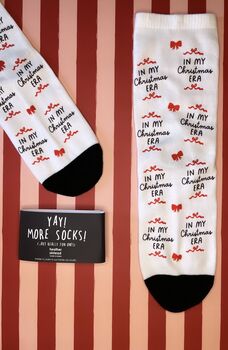 Personalised Taylor Swift Inspired Christmas Socks, 5 of 6