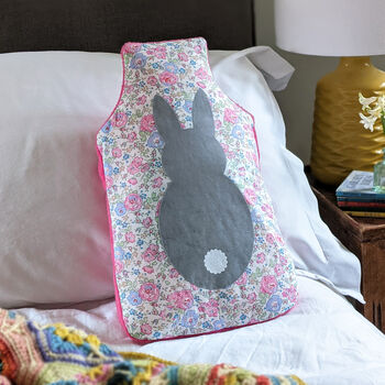 Rabbit Liberty Hot Water Bottle Cover, 3 of 5
