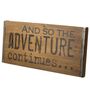 Large Wooden Adventure Sign, thumbnail 4 of 4