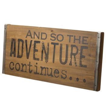 Large Wooden Adventure Sign, 4 of 4