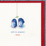 Personalised Penguins In Love Christmas Card, thumbnail 5 of 8