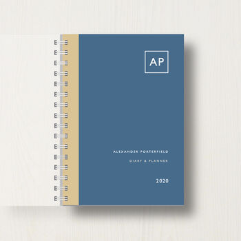 Personalised 2024 Diary With Double Initial Monogram, 8 of 8
