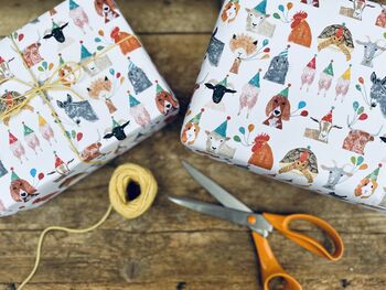 Farmyard Birthday Wrapping Paper, 2 of 3