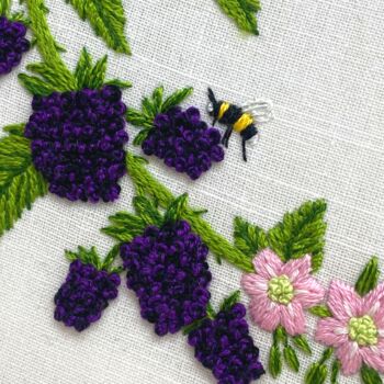 Blackberry Embroidery Kit, 9 of 12