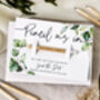 Save The Date Pencil Us In With Botanical Card, thumbnail 9 of 12