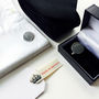 Personalised Moon Phase Sterling Silver Cufflinks, thumbnail 4 of 6