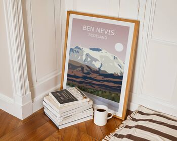 Ben Nevis UK 'S Highest Peak Landscape Art Print, 2 of 3