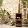 Steel Chiminea With Wood Storage, thumbnail 4 of 8