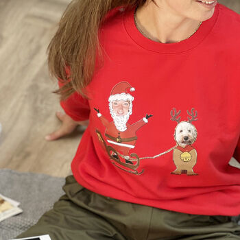 Personalised Dog And Owner Photo Jumper, 2 of 6