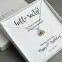 Sterling Silver 60th Birthday Necklace, thumbnail 1 of 4