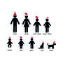 Personalised 10 Pack Of Family Christmas Cards, thumbnail 4 of 4