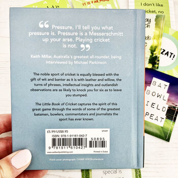 Cricket Tea And Book Gift Set | Cricket Player Gift | Cricket Fan, 5 of 10