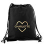 Personalised Kit Bag With Gold Heart, thumbnail 3 of 3
