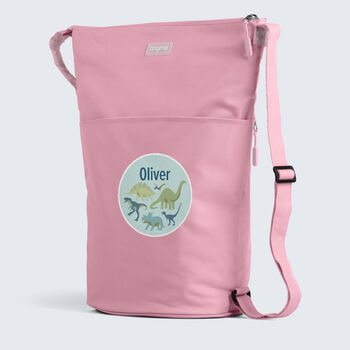 Personalised Dinosaurs Design Kids Swim Bag, 8 of 11