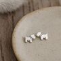 Sterling Silver Westie Scotty Dog Stud Earrings, thumbnail 1 of 9