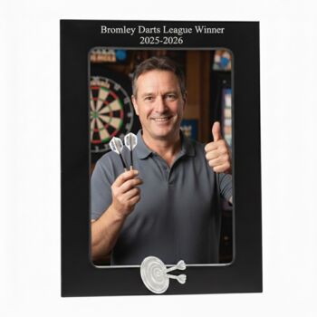 Personalised Darts Photo Frame, 2 of 8