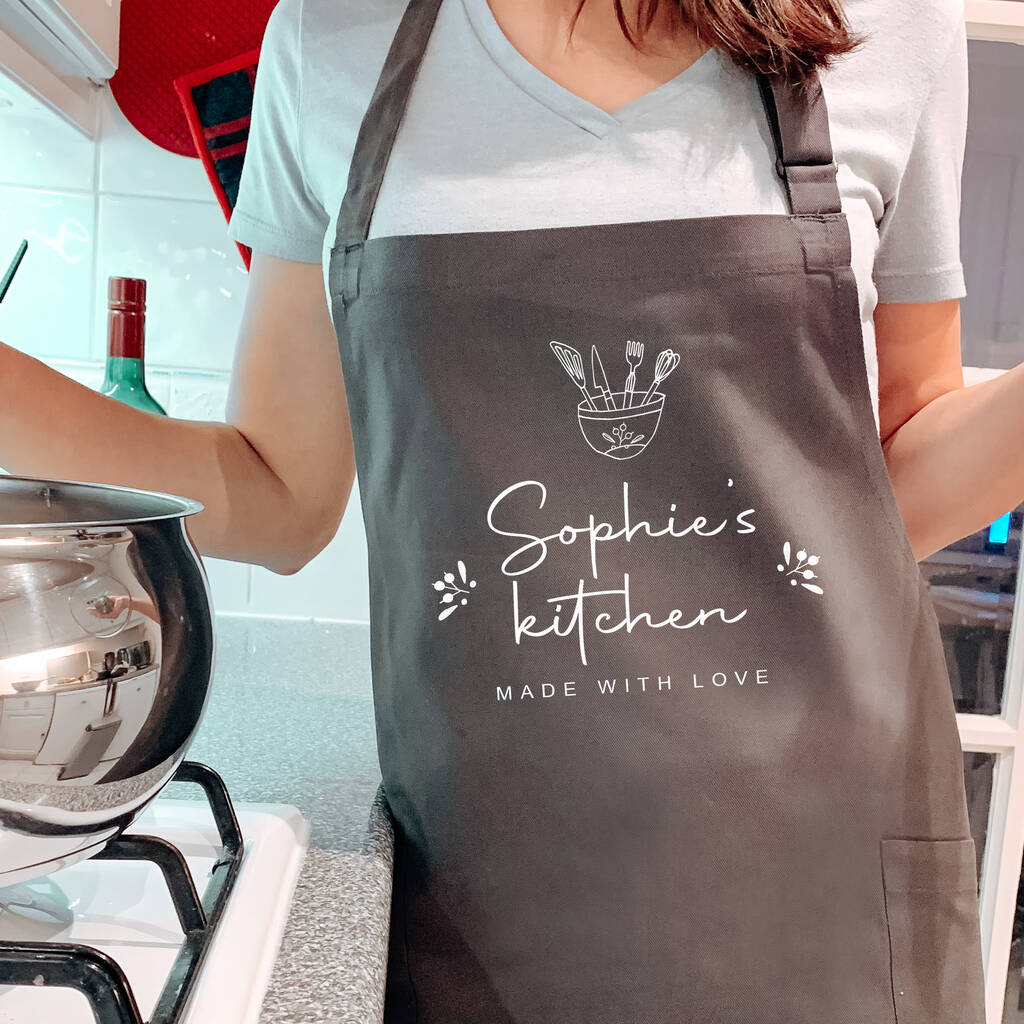 Personalised Women Kitchen Apron For Her, 1 of 6