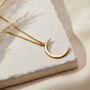 Personalised Crescent Moon Necklace, thumbnail 6 of 12