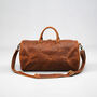 Zip Front Leather Duffel, thumbnail 3 of 12
