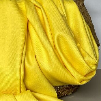 Super Soft Plain Pashmina Tassel Scarf In Yellow, 2 of 4