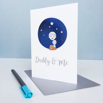 Personalised Daddy And Me Father's Day Card, 2 of 5