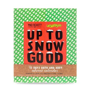 'Up To Snow Good' Unisex Bath And Body Advent Calendar, 4 of 4