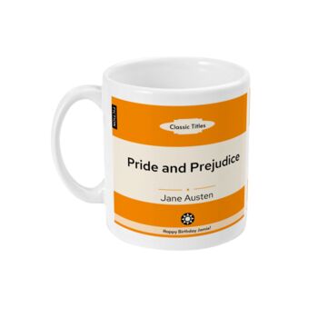 Personalised Book Cover Mug Gift For Her Or Him, 7 of 12