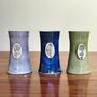 Birth Flower Pottery Gift Handmade Vase Birth Month, thumbnail 2 of 9