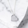 Silver Fingerprint Stamp Charm Necklace, thumbnail 4 of 10