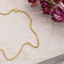 9ct Yellow Gold Fine Belcher Chain Bracelet, thumbnail 6 of 6