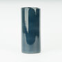 Large Cylinder Handmade Stoneware Vase In Navy Blue, thumbnail 1 of 3