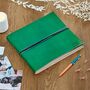 Personalised Distressed Coloured Leather Photo Albums, thumbnail 6 of 11