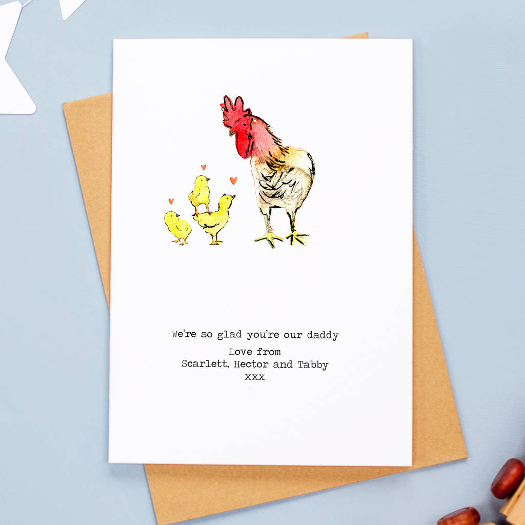 Personalised Dad's Birthday/ Father's Day Card By Rosie & Radish