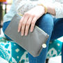 Personalised Amelia Soft Clutch Bag, thumbnail 2 of 12