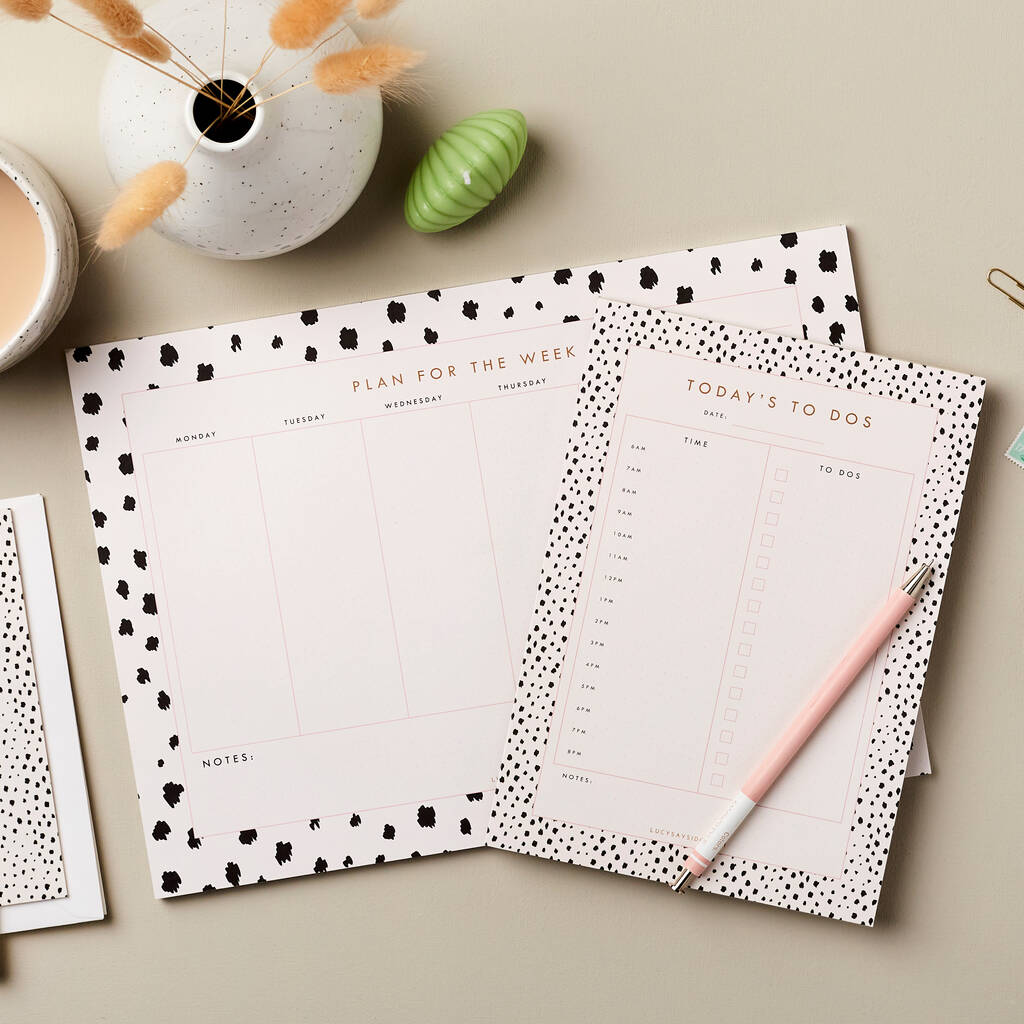 Planner Stationery Bundle A4 Week Planner + Day Planner, 1 of 10