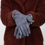 Colourful Faux Suede Gloves, thumbnail 4 of 6