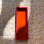 Orange Decorative Bobbin Style Tray With Pink Boarder, thumbnail 1 of 3