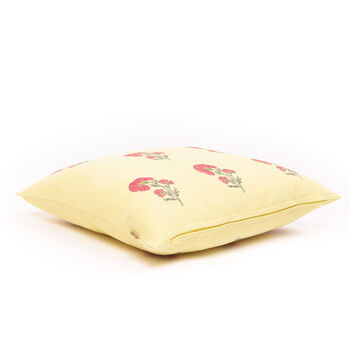 Alia Floral Cushion Cover, 3 of 3