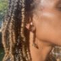 Jada Green Onyx Gemstone Drop Earrings, thumbnail 4 of 4