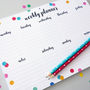 Confetti Spot Weekly Planner, thumbnail 3 of 6