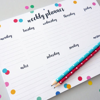 Confetti Spot Weekly Planner, 3 of 6