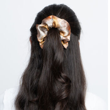 100% Silk Scrunchie Organic, 2 of 3