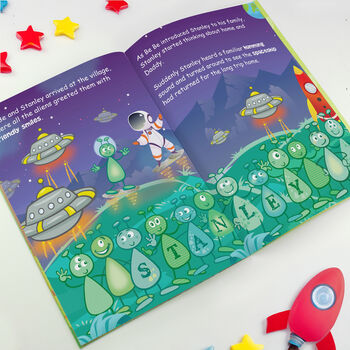 Personalised Space Story Book, 7 of 12