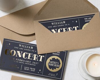 Concert Ticket Gift Surprise, 6 of 9